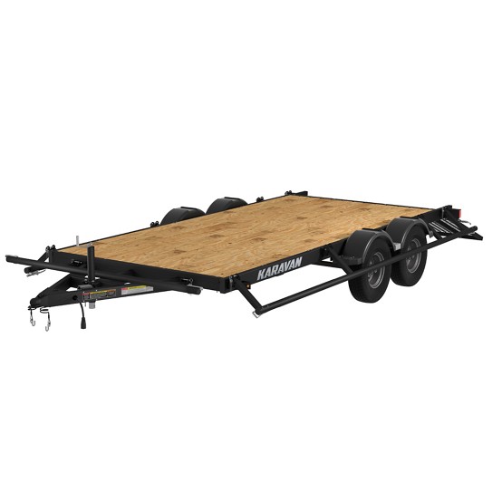 Karavan 6.8 ft. x 15 ft. Tandem Axle Utility Trailer, 5,500 lb. Max Capacity - Image 3
