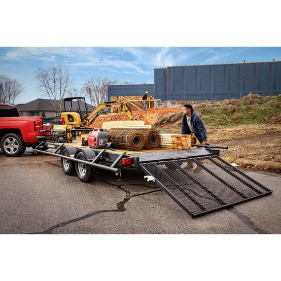 Karavan 6.8 ft. x 15 ft. Tandem Axle Utility Trailer, 5,500 lb. Max Capacity - Image 4