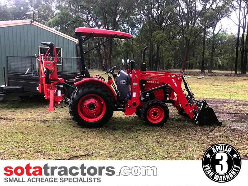 APOLLO 30HP TRACTOR + 4 IN 1 LOADER + BACKHOE - Image 11