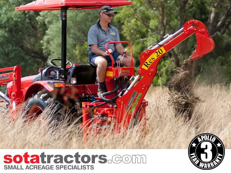 APOLLO 30HP TRACTOR + 4 IN 1 LOADER + BACKHOE - Image 2