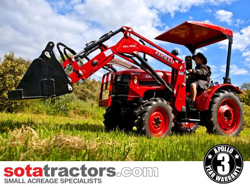 APOLLO 30HP TRACTOR + 4 IN 1 LOADER + BACKHOE - Image 8