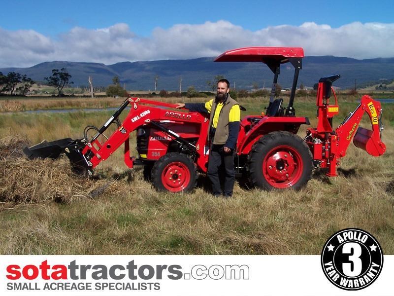 APOLLO 35HP TRACTOR + 4 IN 1 LOADER + BACKHOE - Image 5