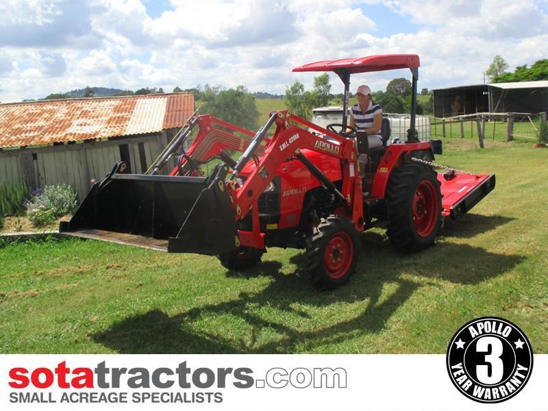 APOLLO 35HP TRACTOR + 4 IN 1 LOADER + BACKHOE - Image 11