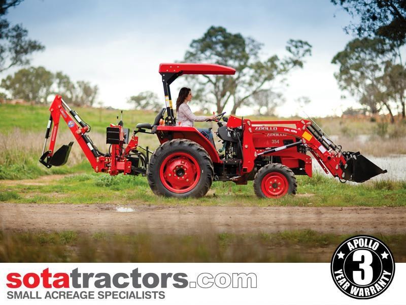 APOLLO 35HP TRACTOR + 4 IN 1 LOADER + BACKHOE - Image 12