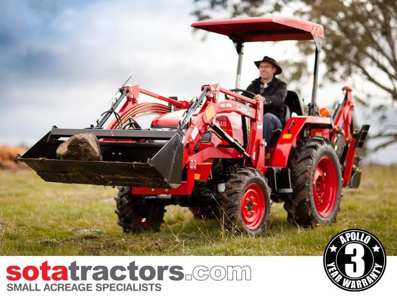 APOLLO 35HP TRACTOR + 4 IN 1 LOADER + BACKHOE - Image 24