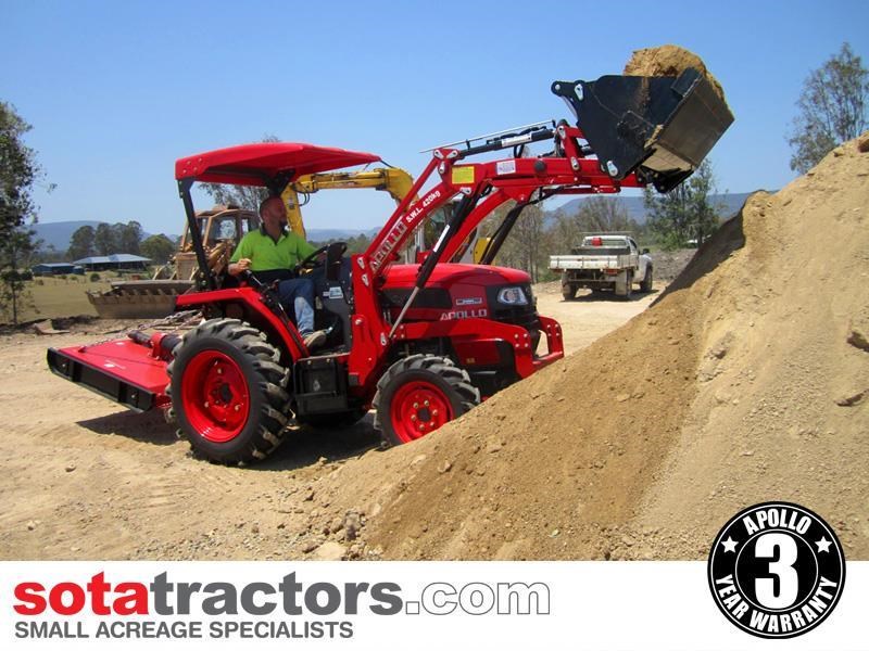 APOLLO 35HP TRACTOR + 4 IN 1 LOADER + BACKHOE - Image 3