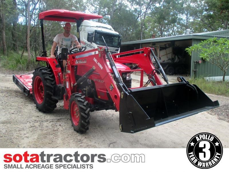 APOLLO 35HP TRACTOR + 4 IN 1 LOADER + BACKHOE - Image 9