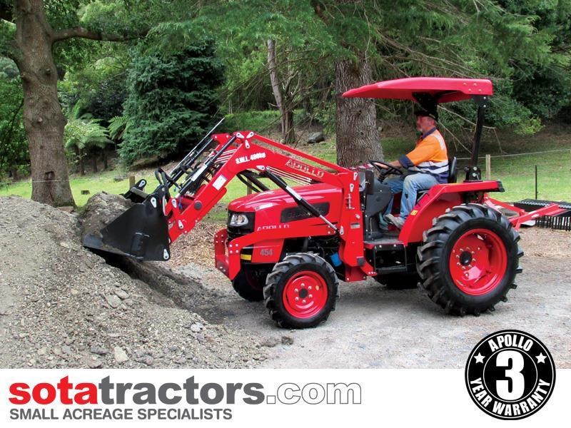 APOLLO 45HP TRACTOR + 4 IN 1 LOADER + BACKHOE - Image 10