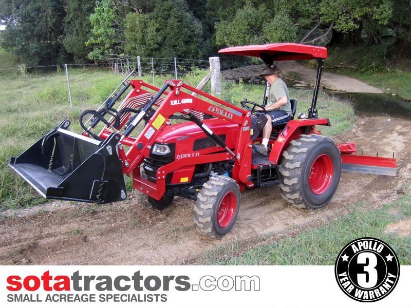 APOLLO 45HP TRACTOR + 4 IN 1 LOADER + BACKHOE - Image 7