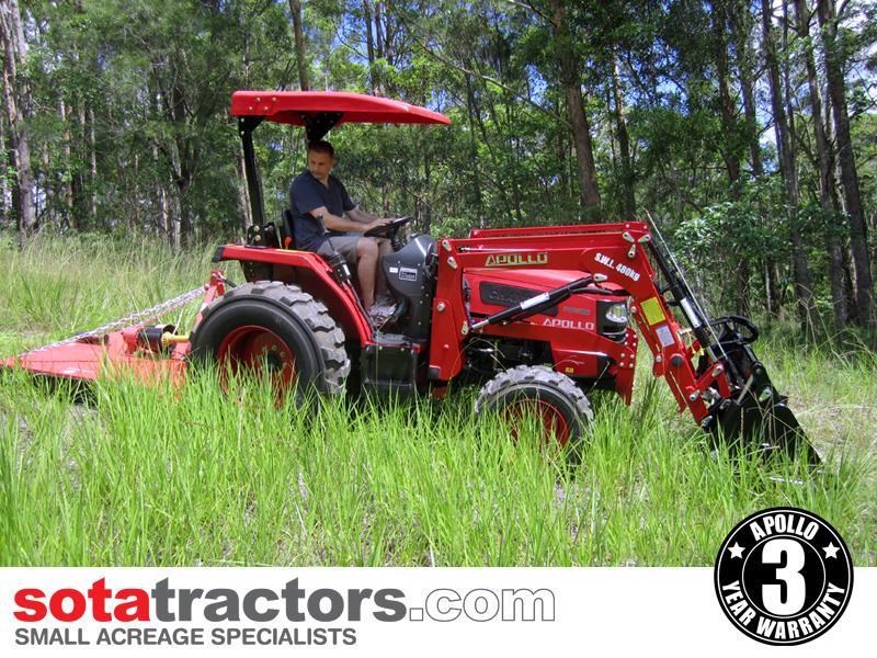 APOLLO 45HP TRACTOR + 4 IN 1 LOADER + BACKHOE - Image 9