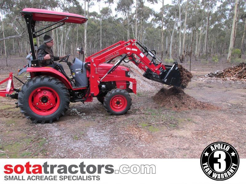APOLLO 45HP TRACTOR + 4 IN 1 LOADER + BACKHOE - Image 6
