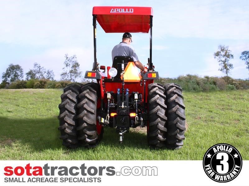 APOLLO 45HP TRACTOR + 4 IN 1 LOADER + BACKHOE - Image 8