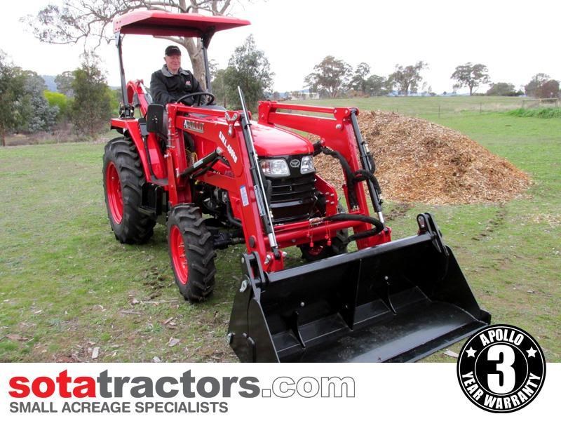 APOLLO 45HP TRACTOR + 4 IN 1 LOADER + BACKHOE - Image 3