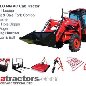 APOLLO 60HP AC CAB TRACTOR - EQUESTRIAN PACKAGE