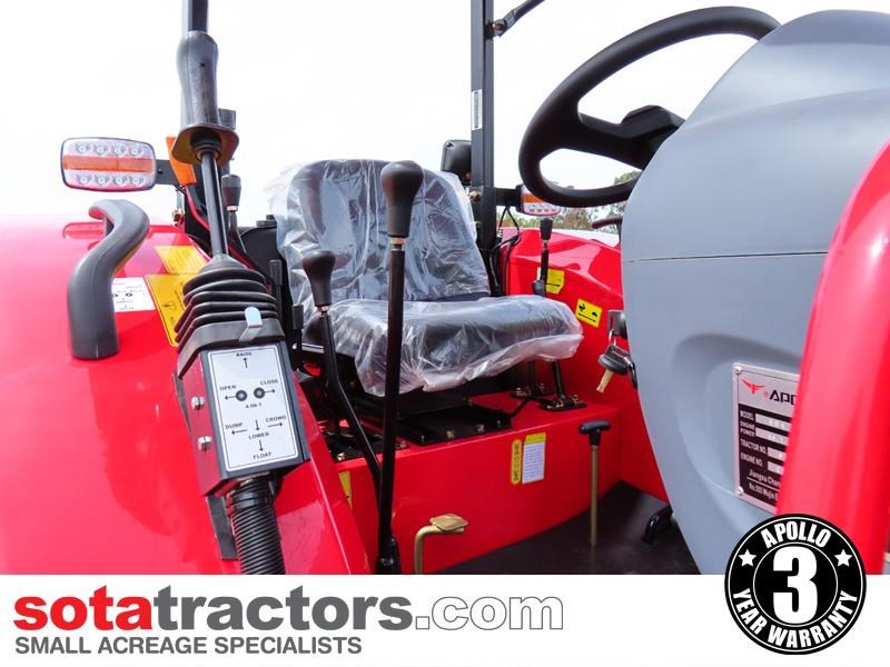 APOLLO 60HP TRACTOR + 4 IN 1 LOADER + BACKHOE - Image 7