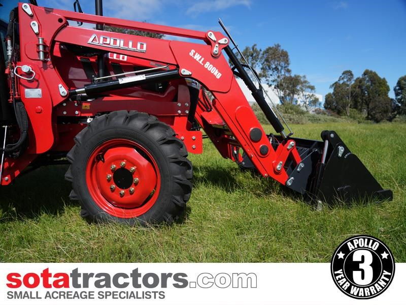 APOLLO 60HP TRACTOR + 4 IN 1 LOADER + BACKHOE - Image 5