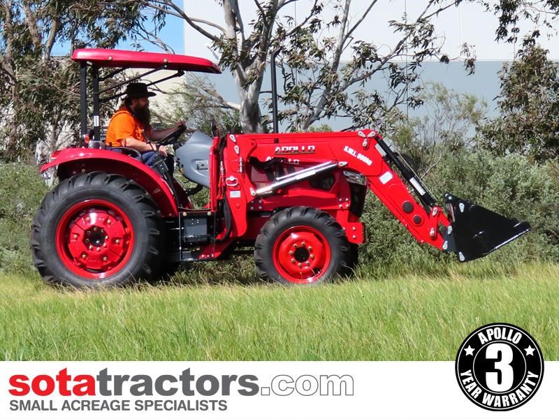 APOLLO 60HP TRACTOR + 4 IN 1 LOADER + BACKHOE - Image 3