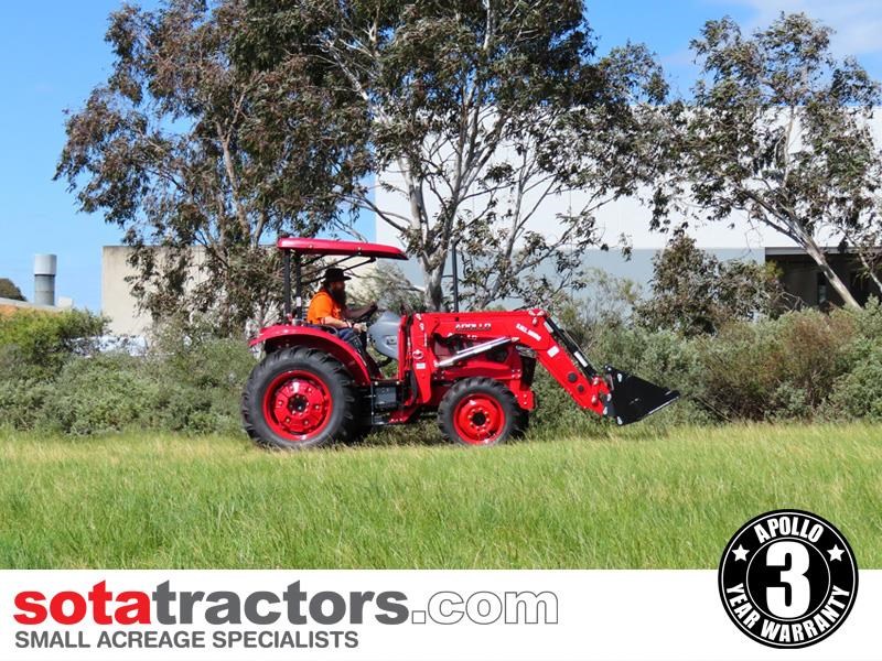 APOLLO 60HP TRACTOR + 4 IN 1 LOADER + BACKHOE - Image 11