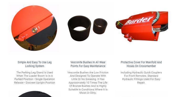 BURDER 1.5M FRONT END LOADER (50-100 HP) - Image 5