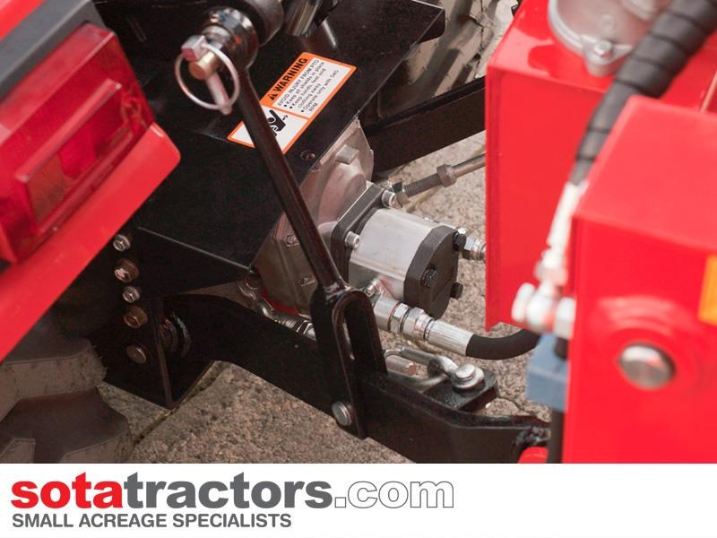 KUBOTA L2402DT TRACTOR + 4 IN 1 LOADER + BACKHOE - Image 32