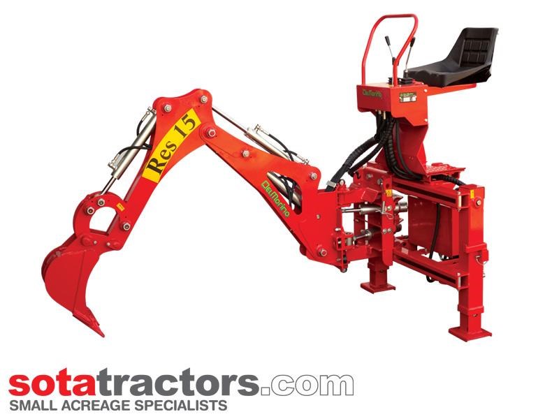 KUBOTA L2402DT TRACTOR + 4 IN 1 LOADER + BACKHOE - Image 21