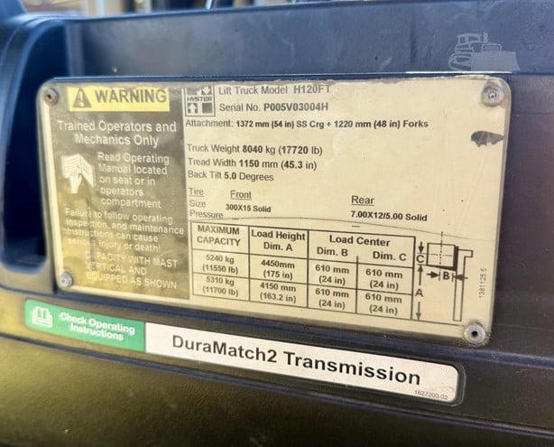 2010 HYSTER H120FT - Image 2