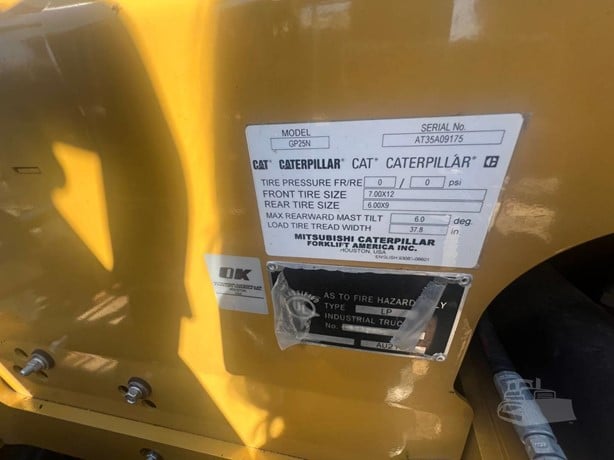 2020 CATERPILLAR GP25N - Image 5