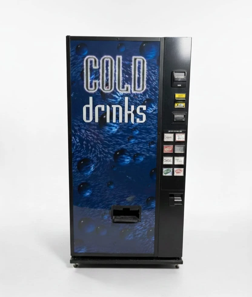 Dixie Narco Beverager Vending Machine (With Card Reader)