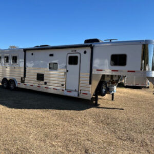 Used 2025 Exiss Trailers 8' wide 3 horse w/14' living quarters Horse Trailer